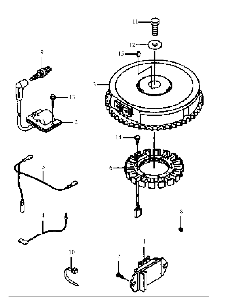 Fh500v-As14 Electric Equipment Diagram and Parts List for HF1748 55AF3D4V150-WAM Cub Cadet Lawn Mower